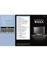 Preview for 1 page of Sony GRAND WEGA KF 60DX100 Brochure