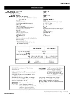 Preview for 4 page of Sony GrandWega KDF-60WF655 Service Manual