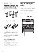 Preview for 6 page of Sony GRX30J Operating Instructions Manual