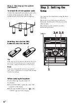 Предварительный просмотр 6 страницы Sony GRX30J Operating Instructions Manual