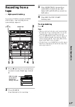 Предварительный просмотр 17 страницы Sony GRX30J Operating Instructions Manual