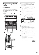 Preview for 21 page of Sony GRX30J Operating Instructions Manual