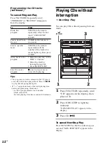 Preview for 22 page of Sony GRX30J Operating Instructions Manual