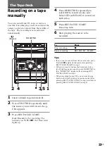 Предварительный просмотр 23 страницы Sony GRX30J Operating Instructions Manual