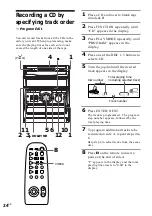 Preview for 24 page of Sony GRX30J Operating Instructions Manual