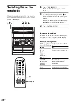 Предварительный просмотр 28 страницы Sony GRX30J Operating Instructions Manual