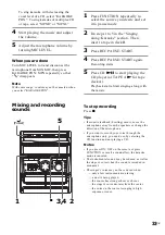 Preview for 33 page of Sony GRX30J Operating Instructions Manual