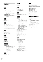 Preview for 46 page of Sony GRX30J Operating Instructions Manual