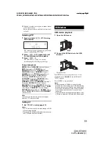 Предварительный просмотр 11 страницы Sony GT620U - CDX Radio / CD Operating Instructions Manual