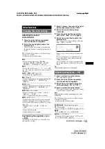 Предварительный просмотр 13 страницы Sony GT620U - CDX Radio / CD Operating Instructions Manual