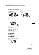 Предварительный просмотр 15 страницы Sony GT620U - CDX Radio / CD Operating Instructions Manual