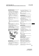 Предварительный просмотр 17 страницы Sony GT620U - CDX Radio / CD Operating Instructions Manual