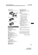 Предварительный просмотр 19 страницы Sony GT620U - CDX Radio / CD Operating Instructions Manual