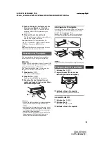 Предварительный просмотр 27 страницы Sony GT620U - CDX Radio / CD Operating Instructions Manual