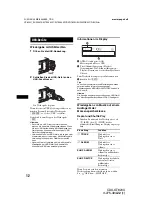 Предварительный просмотр 34 страницы Sony GT620U - CDX Radio / CD Operating Instructions Manual