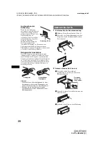 Предварительный просмотр 42 страницы Sony GT620U - CDX Radio / CD Operating Instructions Manual