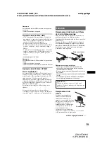 Предварительный просмотр 65 страницы Sony GT620U - CDX Radio / CD Operating Instructions Manual