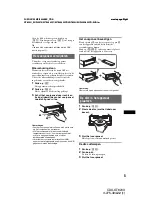 Предварительный просмотр 99 страницы Sony GT620U - CDX Radio / CD Operating Instructions Manual