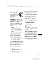 Предварительный просмотр 111 страницы Sony GT620U - CDX Radio / CD Operating Instructions Manual