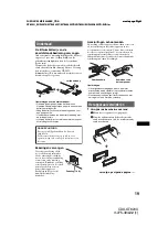 Предварительный просмотр 113 страницы Sony GT620U - CDX Radio / CD Operating Instructions Manual