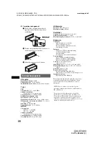 Предварительный просмотр 114 страницы Sony GT620U - CDX Radio / CD Operating Instructions Manual