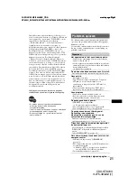 Предварительный просмотр 115 страницы Sony GT620U - CDX Radio / CD Operating Instructions Manual