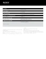 Preview for 2 page of Sony GT620U - CDX Radio / CD Specifications