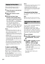 Preview for 22 page of Sony GTK-X1BT Operating Instructions Manual