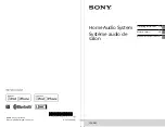 Preview for 1 page of Sony GTK-XB5 Operating Instruction