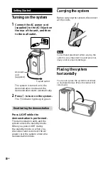 Preview for 8 page of Sony GTK-XB5 Operating Instruction