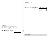 Sony GTK-XB60 Operating Instructions Manual preview