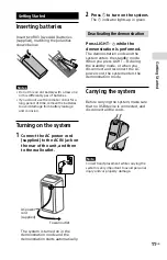 Предварительный просмотр 11 страницы Sony GTK-XB7 Operating Instructions Manual