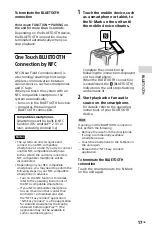 Предварительный просмотр 17 страницы Sony GTK-XB7 Operating Instructions Manual