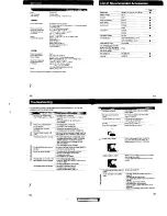 Preview for 17 page of Sony GV-200 - Video Walkman Operating Instructions Manual