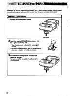 Предварительный просмотр 18 страницы Sony GV-500 Primary Operating Instructions Manual