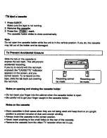 Предварительный просмотр 35 страницы Sony GV-500 Primary Operating Instructions Manual