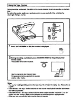 Preview for 39 page of Sony GV-500 Primary Operating Instructions Manual