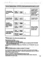 Предварительный просмотр 49 страницы Sony GV-500 Primary Operating Instructions Manual