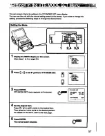 Предварительный просмотр 57 страницы Sony GV-500 Primary Operating Instructions Manual