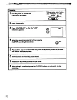 Preview for 70 page of Sony GV-500 Primary Operating Instructions Manual