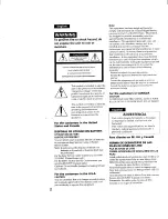 Preview for 2 page of Sony GV-900E - Video Walkman Operating Instructions Manual