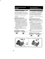 Preview for 14 page of Sony GV-900E - Video Walkman Operating Instructions Manual