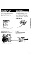 Preview for 47 page of Sony GV-900E - Video Walkman Operating Instructions Manual