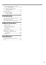 Preview for 7 page of Sony GV D1000 - Portable MiniDV Video Walkman Operating Instructions Manual