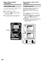 Preview for 122 page of Sony GV D1000 - Portable MiniDV Video Walkman Operating Instructions Manual