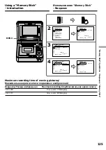 Preview for 125 page of Sony GV D1000 - Portable MiniDV Video Walkman Operating Instructions Manual