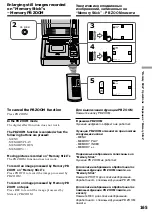 Preview for 165 page of Sony GV D1000 - Portable MiniDV Video Walkman Operating Instructions Manual