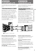 Preview for 7 page of Sony GV-D300 Operating Instructions  (primary manual) Operating Instructions Manual