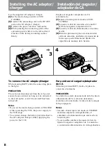 Preview for 8 page of Sony GV-D300 Operating Instructions  (primary manual) Operating Instructions Manual