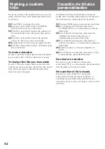 Preview for 42 page of Sony GV-D300 Operating Instructions  (primary manual) Operating Instructions Manual